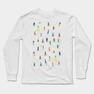 Happy happy people! Long Sleeve T-Shirt